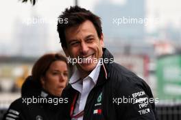 Toto Wolff (GER) Mercedes AMG F1 Shareholder and Executive Director. 14.04.2018. Formula 1 World Championship, Rd 3, Chinese Grand Prix, Shanghai, China, Qualifying Day.