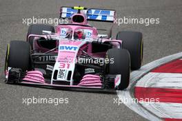 Esteban Ocon (FRA) Force India F1  14.04.2018. Formula 1 World Championship, Rd 3, Chinese Grand Prix, Shanghai, China, Qualifying Day.