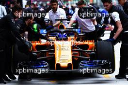 Fernando Alonso (ESP) McLaren MCL33.