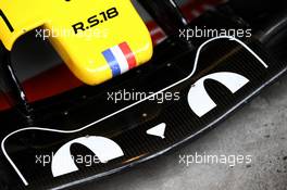 Renault Sport F1 Team RS18 front wing. 14.04.2018. Formula 1 World Championship, Rd 3, Chinese Grand Prix, Shanghai, China, Qualifying Day.