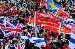 Fans in the grandstand. 15.04.2018. Formula 1 World Championship, Rd 3, Chinese Grand Prix, Shanghai, China, Race Day.