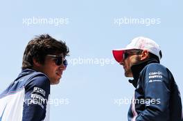 (L to R): Lance Stroll (CDN) Williams with Esteban Ocon (FRA) Sahara Force India F1 Team on the drivers parade. 15.04.2018. Formula 1 World Championship, Rd 3, Chinese Grand Prix, Shanghai, China, Race Day.
