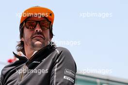 Fernando Alonso (ESP) McLaren on the drivers parade. 15.04.2018. Formula 1 World Championship, Rd 3, Chinese Grand Prix, Shanghai, China, Race Day.
