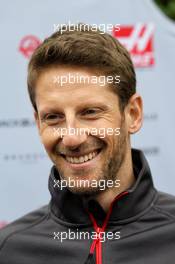 Romain Grosjean (FRA) Haas F1 Team. 12.04.2018. Formula 1 World Championship, Rd 3, Chinese Grand Prix, Shanghai, China, Preparation Day.