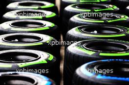 Pirelli tyres. 12.04.2018. Formula 1 World Championship, Rd 3, Chinese Grand Prix, Shanghai, China, Preparation Day.