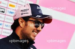 Sergio Perez (MEX) Sahara Force India F1. 12.04.2018. Formula 1 World Championship, Rd 3, Chinese Grand Prix, Shanghai, China, Preparation Day.