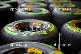 Pirelli tires, Renault F1 Team  12.04.2018. Formula 1 World Championship, Rd 3, Chinese Grand Prix, Shanghai, China, Preparation Day.