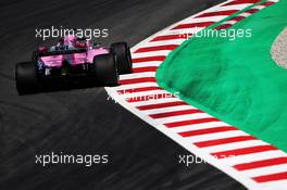 Sergio Perez (MEX) Sahara Force India F1 VJM11. 11.05.2018. Formula 1 World Championship, Rd 5, Spanish Grand Prix, Barcelona, Spain, Practice Day.