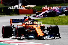 Stoffel Vandoorne (BEL) McLaren MCL33. 11.05.2018. Formula 1 World Championship, Rd 5, Spanish Grand Prix, Barcelona, Spain, Practice Day.