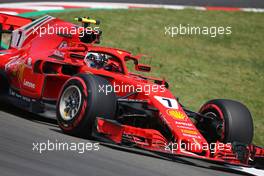Kimi Raikkonen (FIN) Scuderia Ferrari  11.05.2018. Formula 1 World Championship, Rd 5, Spanish Grand Prix, Barcelona, Spain, Practice Day.