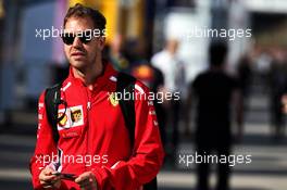 Sebastian Vettel (GER) Ferrari. 11.05.2018. Formula 1 World Championship, Rd 5, Spanish Grand Prix, Barcelona, Spain, Practice Day.