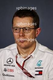 Andy Cowell (GBR) Mercedes-Benz High Performance Powertrains Managing Director in the FIA Press Conference. 11.05.2018. Formula 1 World Championship, Rd 5, Spanish Grand Prix, Barcelona, Spain, Practice Day.
