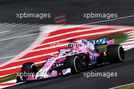 Sergio Perez (MEX) Sahara Force India F1 VJM11. 11.05.2018. Formula 1 World Championship, Rd 5, Spanish Grand Prix, Barcelona, Spain, Practice Day.