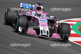 Sergio Perez (MEX) Sahara Force India F1   11.05.2018. Formula 1 World Championship, Rd 5, Spanish Grand Prix, Barcelona, Spain, Practice Day.