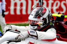 Charles Leclerc (MON) Sauber F1 Team C37 on the grid. 13.05.2018. Formula 1 World Championship, Rd 5, Spanish Grand Prix, Barcelona, Spain, Race Day.