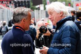(L to R): Jean Alesi (FRA) with Charlie Whiting (GBR) FIA Delegate. 13.05.2018. Formula 1 World Championship, Rd 5, Spanish Grand Prix, Barcelona, Spain, Race Day.