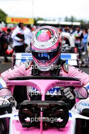 Sergio Perez (MEX) Sahara Force India F1 VJM11 on the grid. 13.05.2018. Formula 1 World Championship, Rd 5, Spanish Grand Prix, Barcelona, Spain, Race Day.