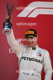 2nd place Valtteri Bottas (FIN) Mercedes AMG F1. 13.05.2018. Formula 1 World Championship, Rd 5, Spanish Grand Prix, Barcelona, Spain, Race Day.
