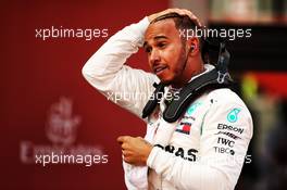 Race winner Lewis Hamilton (GBR) Mercedes AMG F1 celebrates in parc ferme. 13.05.2018. Formula 1 World Championship, Rd 5, Spanish Grand Prix, Barcelona, Spain, Race Day.