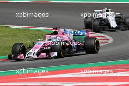 Sergio Perez (MEX) Sahara Force India F1   13.05.2018. Formula 1 World Championship, Rd 5, Spanish Grand Prix, Barcelona, Spain, Race Day.