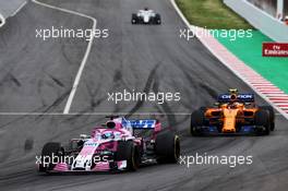 Sergio Perez (MEX) Sahara Force India F1 VJM11. 13.05.2018. Formula 1 World Championship, Rd 5, Spanish Grand Prix, Barcelona, Spain, Race Day.