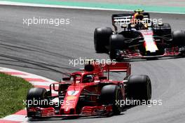 Kimi Raikkonen (FIN) Ferrari SF71H. 13.05.2018. Formula 1 World Championship, Rd 5, Spanish Grand Prix, Barcelona, Spain, Race Day.