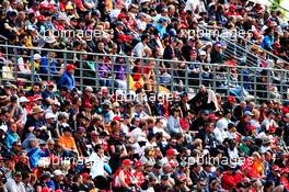 Fans in the grandstand. 13.05.2018. Formula 1 World Championship, Rd 5, Spanish Grand Prix, Barcelona, Spain, Race Day.