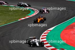 Charles Leclerc (MON) Sauber F1 Team C37. 13.05.2018. Formula 1 World Championship, Rd 5, Spanish Grand Prix, Barcelona, Spain, Race Day.