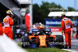Stoffel Vandoorne (BEL) McLaren MCL33 retired from the race. 13.05.2018. Formula 1 World Championship, Rd 5, Spanish Grand Prix, Barcelona, Spain, Race Day.