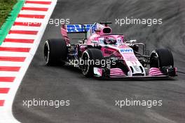 Sergio Perez (MEX) Sahara Force India F1 VJM11. 12.05.2018. Formula 1 World Championship, Rd 5, Spanish Grand Prix, Barcelona, Spain, Qualifying Day.