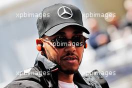 Lewis Hamilton (GBR) Mercedes AMG F1, on the drivers parade. 13.05.2018. Formula 1 World Championship, Rd 5, Spanish Grand Prix, Barcelona, Spain, Race Day.