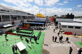 The paddock. 13.05.2018. Formula 1 World Championship, Rd 5, Spanish Grand Prix, Barcelona, Spain, Race Day.