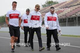 Marcus Ericsson (SWE) Sauber F1 Team  10.05.2018. Formula 1 World Championship, Rd 5, Spanish Grand Prix, Barcelona, Spain, Preparation Day.