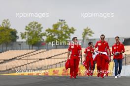 Sebastian Vettel (GER) Scuderia Ferrari  10.05.2018. Formula 1 World Championship, Rd 5, Spanish Grand Prix, Barcelona, Spain, Preparation Day.
