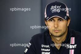 Sergio Perez (MEX) Sahara Force India F1   10.05.2018. Formula 1 World Championship, Rd 5, Spanish Grand Prix, Barcelona, Spain, Preparation Day.