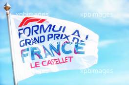 French Grand Prix flag. 22.06.2018. Formula 1 World Championship, Rd 8, French Grand Prix, Paul Ricard, France, Practice Day.