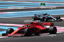Kimi Raikkonen (FIN) Ferrari SF71H. 22.06.2018. Formula 1 World Championship, Rd 8, French Grand Prix, Paul Ricard, France, Practice Day.