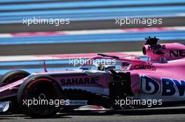 Sergio Perez (MEX) Sahara Force India F1 VJM11. 22.06.2018. Formula 1 World Championship, Rd 8, French Grand Prix, Paul Ricard, France, Practice Day.