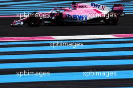 Sergio Perez (MEX) Sahara Force India F1 VJM11. 22.06.2018. Formula 1 World Championship, Rd 8, French Grand Prix, Paul Ricard, France, Practice Day.