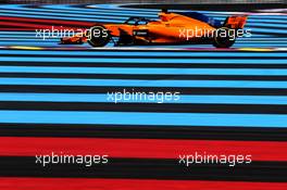 Fernando Alonso (ESP) McLaren MCL33. 22.06.2018. Formula 1 World Championship, Rd 8, French Grand Prix, Paul Ricard, France, Practice Day.