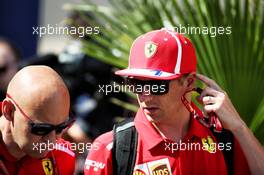 Kimi Raikkonen (FIN) Ferrari with Mark Arnall (GBR) Personal Trainer. 22.06.2018. Formula 1 World Championship, Rd 8, French Grand Prix, Paul Ricard, France, Practice Day.