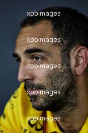 Cyril Abiteboul (FRA) Renault Sport F1 Managing Director in the FIA Press Conference. 22.06.2018. Formula 1 World Championship, Rd 8, French Grand Prix, Paul Ricard, France, Practice Day.