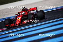 Sebastian Vettel (GER) Ferrari SF71H. 22.06.2018. Formula 1 World Championship, Rd 8, French Grand Prix, Paul Ricard, France, Practice Day.
