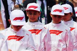 Grid kids. 24.06.2018. Formula 1 World Championship, Rd 8, French Grand Prix, Paul Ricard, France, Race Day.