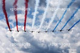 The Patrouille de France. 24.06.2018. Formula 1 World Championship, Rd 8, French Grand Prix, Paul Ricard, France, Race Day.