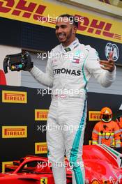 1st place Lewis Hamilton (GBR) Mercedes AMG F1 W09. 24.06.2018. Formula 1 World Championship, Rd 8, French Grand Prix, Paul Ricard, France, Race Day.