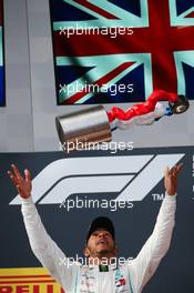 1st place Lewis Hamilton (GBR) Mercedes AMG F1 W09. 24.06.2018. Formula 1 World Championship, Rd 8, French Grand Prix, Paul Ricard, France, Race Day.