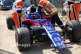 Pierre Gasly (FRA) Scuderia Toro Rosso STR13. 24.06.2018. Formula 1 World Championship, Rd 8, French Grand Prix, Paul Ricard, France, Race Day.