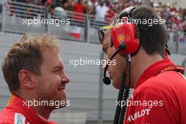 Sebastian Vettel (GER) Ferrari SF71H.  24.06.2018. Formula 1 World Championship, Rd 8, French Grand Prix, Paul Ricard, France, Race Day.