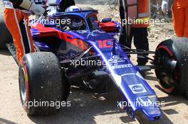 Pierre Gasly (FRA) Scuderia Toro Rosso STR13. 24.06.2018. Formula 1 World Championship, Rd 8, French Grand Prix, Paul Ricard, France, Race Day.